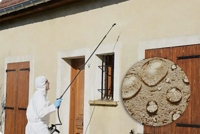 Nettoyage crépi façade Rouen