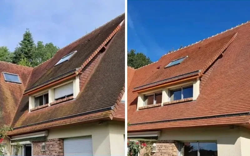 Démoussage toiture Seine-Maritime